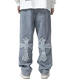 bedruckte jeans hose Die bequemste Jeans, die Sie jemals besitzen werden. Und dank des Stretchmaterials müssen Sie nicht auf Form oder Stil verzichten, um sie zu tragen. Wird garantiert zu deiner Lieblingshose.