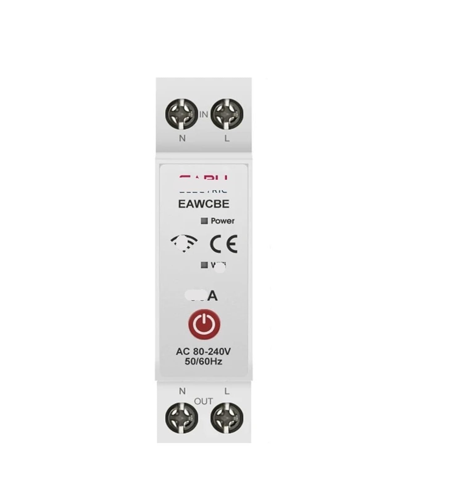Interruptor temporizador 1P 16A con medidor de consumo y protector de voltaje digital 3
