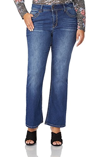 WallFlower Plus Size Long Inseam Luscious Curvy Basic Bootcut Jeans in Addison Size: 24 Plus Long
