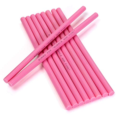 Image of Tabweld Black Plaque Burro Pink Bubble Gum P.D.R. Glue Stick Pack - Paintless Dent Repair Glue Pack (Pink)