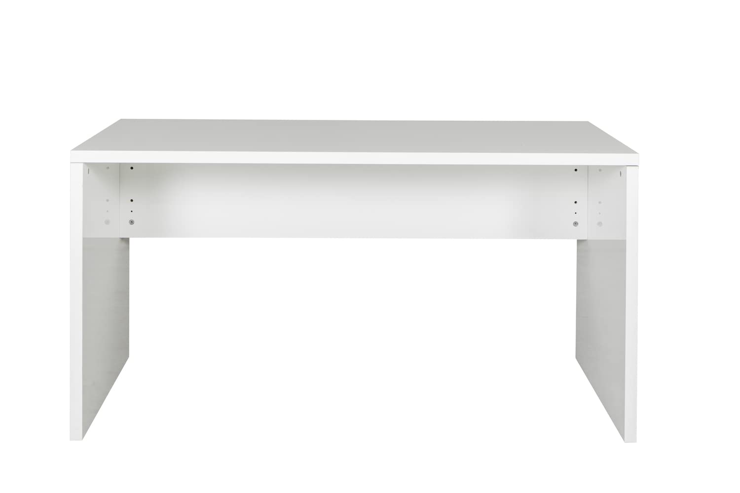 COMPOSAD | Scrivania della Linea DISEGNO, Scrivania Bianca, Porta PC, (LxAxP) 180x73x69 cm, Colore Bianco Laccato, per Studio, Ufficio, Made in Italy