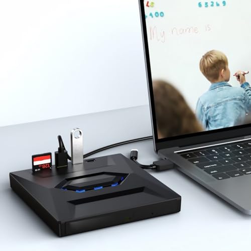 Lecteur CD/DVD externe USB 3.0 transfert haute vitesse - 4