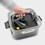 Kärcher Mobile Outdoor Cleaner OC 4 + Pet Kit, Fördermenge: 2 l/min, Gewicht: 3,1 kg, Wassertank: 8 l, Lithium-Ionen-Akku, Spiralschlauch, Gerätefilter, Kegel-/Flachstrahldüse, Handtuch für Haustiere
