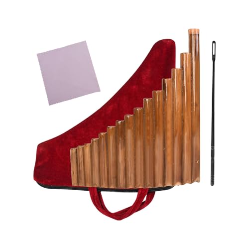 Pan Pipe Instrument - Llave G de 15 tubos para músicos, constructores de instrumentos principiantes, mano derecha