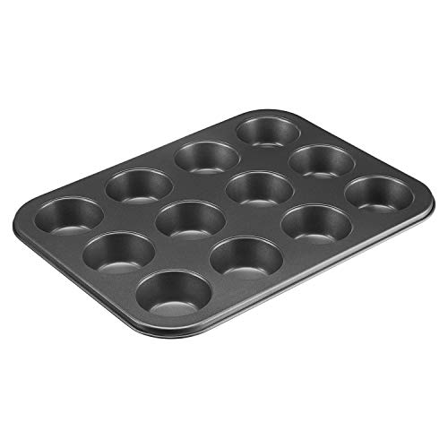 Westmark Muffin Baking Tin, 12 cupcakes, Gray