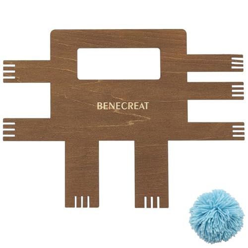 BENECREAT 5 Sizes Wooden Pompom Maker