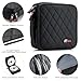 CCidea 40 Capacity CD/DVD Case Holder Portable Wallet Disc Storage Binder for Car, Home,Travel Carrying Organizer (Black) Specials
