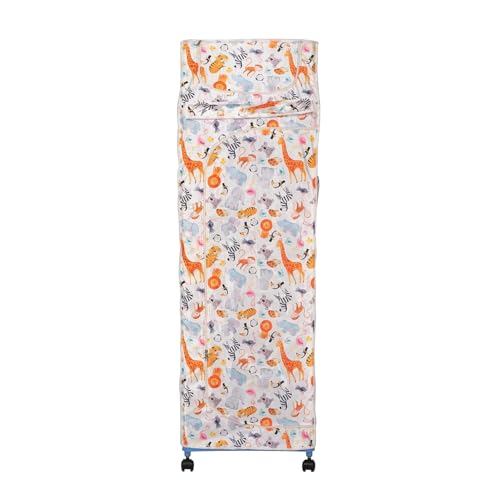 Image of Baby Wardrobe Plastic Multipurpose 6 Shelve, Foldable, (Unbreakable Material) (Animal, 6 Shelves)