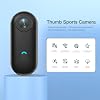 Cámara de Acción H8 64GB 4K, Mini Cámara Corporal, Cámara Vlogging Wearable | Múltiples Accesorios de Montaje en Cualquier Lugar Pequeña Portátil Sin Manos Casco Cam para Trabajo, Ciclismo, Viajes, Paseo de Mascotas (Negro) 4