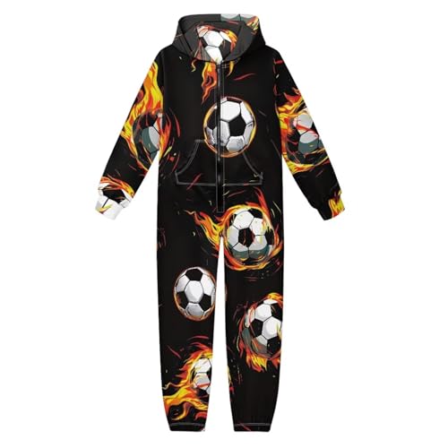 GIFTPUZZ Kids Hoodies Long Sleeve Long Pants Jumpsuit with Front Pockets Holiday Costumes Play Cosplay Bodysuit