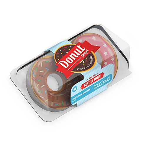 Mustard Sticky Notes Page Markers - Donut Forget