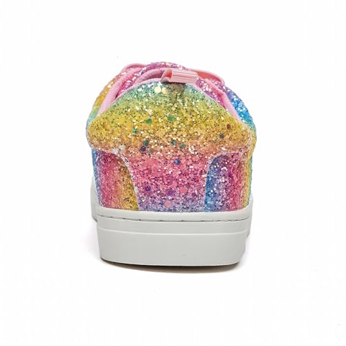 Bernal Girls & Boys Sparkle Glitter Sneakers Toddler/Little Kid/Big Kid Non-Slip Slip On School Low Top Walking Shoes thumb #4
