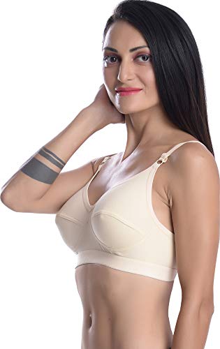 Image of FIMS - Fashion is my style Women's Cotton Non-Padded Wire Free Push-Up Bra