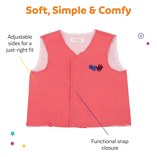 Fun And Function – Weighted Vest For Kids –Sensory Vest Provides Soothing Weight For Kids With Sensory Issues – Pink – Large #TOP2