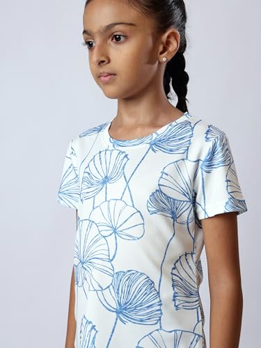 Image of Girl's Active Sports Wear Solid Short Sleeve Running Workout Tshirts Athletic Tops Lightweight Quick Dry Training Yoga Round Neck Tshirt (4 to 14 YRS)