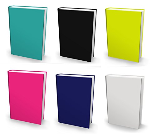 Book Sox NEW 6 Solids 2018 Stretchable Book Covers â€“Durable Hardcover Protectors For 9â€x11â€ Jumbo Textbooks â€“Washable & Reusable Non-Adhesive Nylon Fabric School Book Jackets In Many Colors & Designs