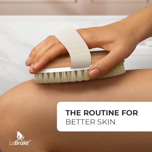 Lebrüke® Dry Body Brush - with Practical Storage Bag - Perfect for Removing Dead Skin - Exfoliating Bath Brush - Image 7