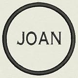 Name Patch Custom Embroidered 3" Circle - Add Your Name or Text