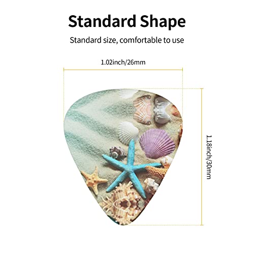 Médiators Guitare 12-Pack Seashells Starfish Guitar Picks Pour Guitare Électrique Guitare Acoustique Diverses Guitares - Les Beatles, Paul McCartney, John Lennon, RIngo Starr, George Harrison Médiators Guitare 12-Pack Seashells Starfish Guitar Picks Pour Guitare Électrique Guitare Acoustique Diverses Guitares – Image 4
