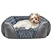 TusaMer Dog Bed 20x18x6 Rectangle Small Dog Bed with Removable Plush Cushion & Anti-Slip Bottom Soft Skin-Friendly Washable Sofa for Small Dogs Cats Sleeping Pad PET_Supplies..