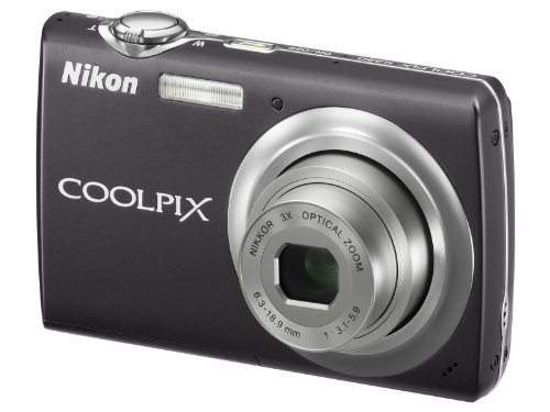 Nikon Coolpix S220 Digitalkamera (10 Megapixel, 3-Fach optischer Zoom, 7,6 cm (3 Zoll) Display) schwarz