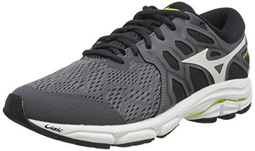 Mizuno Herren Wave Equate 4 Straßen-Laufschuh, Castlerock/Ws und/Syellow, 47 EU thumbnail