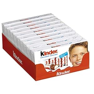 10 x Chocolade Kinder Chocolade Reepjes 200 gram