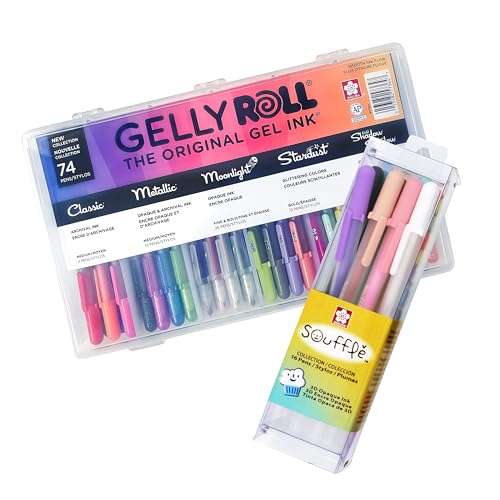 Set de Bolígrafos de Gel Sakura Gelly Roll 90 Piezas