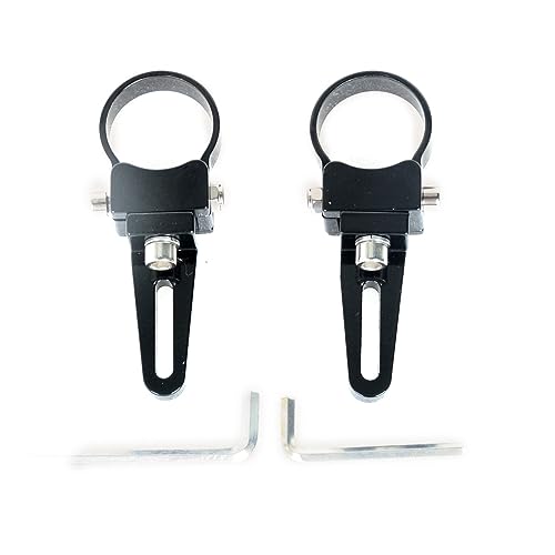 1.5 Inch Bull Bar Tube Mount Clamps JIUHUAN LED Light Bar Mounting Brackets Roof Roll Cage Holders for Offroad Trucks ATV SUV 2pcs