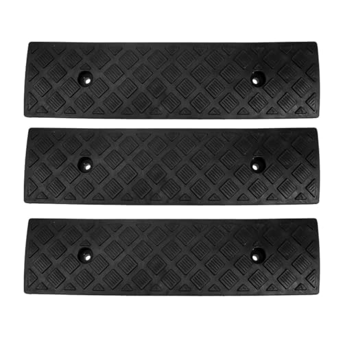 Rampas para entrada POPETPOP 3 piezas 50X13X3 cm negras miniatura 1