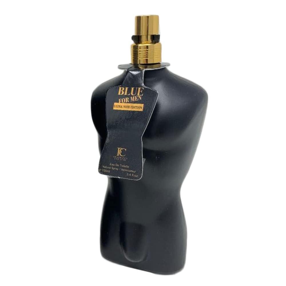BLUE FOR MEN ULTRA NOIR EDITION Eau de Toilette 3.4 fL. Oz. Amber fragrance for men.