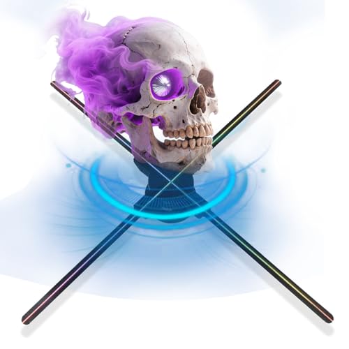 3D ホログラフィック ファン LED ライト ディスプレイ ボックス 41XG131koYL.jpg