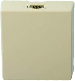 Leviton Type 625A2 Surface Mount Jack, 6P4C, Screw Terminal, 4625A-24I, Ivory