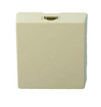 Leviton Type 625A2 Surface Mount Jack, 6P4C, Screw Terminal, 4625A-24I, Ivory