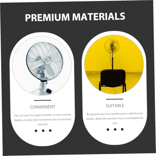 Aspas de gran volumen de aire de 5 hojas plásticas para renovar tu ventilador de piso 3