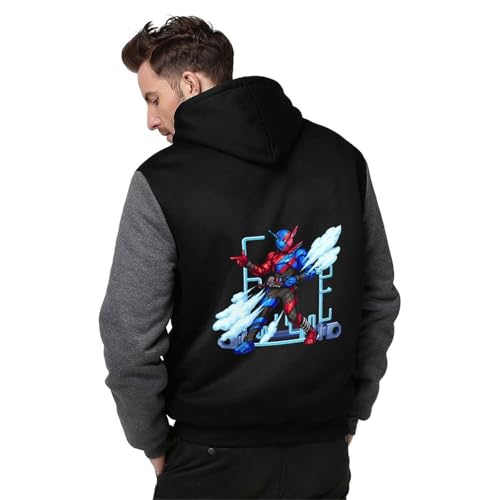 [ZZFCMBH] p[J[ Y ʃC_[rh N WbvAbvR[g tH~  t[ht J[fBK  AE^[ {A h 傫TCY v[g 4XL