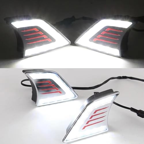 Lámpara de señal LED DRL para Toyota Hilux Vigo 2012 2013 2014 2015 con luz diurna 7