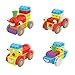 The Learning Journey: Techno Kids 4-in-1 Around Town - Kids Moblie Vehicles Construction Combo Set - Interlocking - Interchangeable STEM Toy Gear Sets for Children Preschool- Ages 3 Years and Up