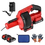 Cordless Drain Cleaner Electric Plumbing Snake, Ø9mm 7.6M Cleaning Spiral Forward/Reverse, Drain Clog Remover Pipe Cleaner for Toilet Sewerage, Bathtub, Kitchen Sink. (2 Batteries)