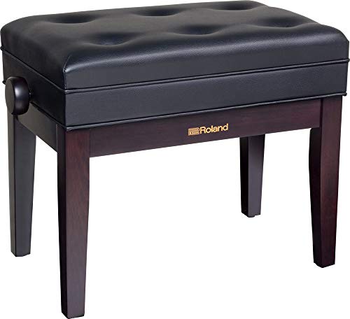 Inconnu Banc de piano Roland finition Bois de rose avec assise plastique rembourrée – RPB-400RW - Les Beatles, Paul McCartney, John Lennon, RIngo Starr, George Harrison Inconnu Banc de piano Roland finition Bois de rose avec assise plastique rembourrée - RPB-400RW