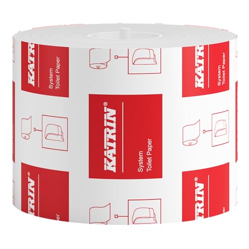 Katrin AA023 Classic System 800 Eco Toilet Roll, White, Pack of 36