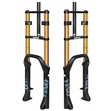 BUCKLOS 20 inch 4.0 Fat Tire E-Bike Air Suspension Fork, 180mm Travel Spacing Hub...