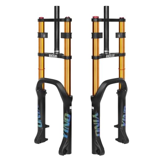 BUCKLOS 20x4.0 Fat Tire Ebike Air Front Suspension Fork, 9x135mm QR