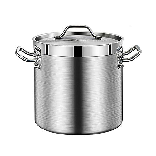 StockKitchen u Gran StockKitchen u, Cocina de sopa de acero inoxidable 304 de grado alimenticio u, Cocina de sopa de guiso de cocina u, Fondo compuesto de 3 capas, 9 Tamaño (Color