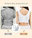 CYDREAM Wireless Front Closure Bras for Women No Underwire Full Coverage - Post Surgery Compression Comfortable Everyday Bra (US, Alpha, Large, Regular, Regular, White)