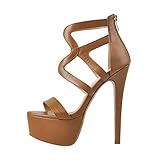 Mit femininen Damen Plateau-Absatz Sandaletten gelingt Ihnen jeder Look. Diese Sommerschuhe sind den perfekten Schuh dafür, wenn Sie ein modisches Statement setzen und Ihre feminine Seite unterstreichen wollen