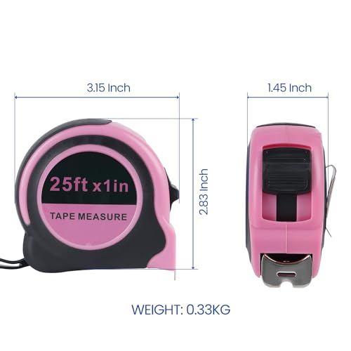 Cinta métrica retráctil Lichamp 25 pies, pack de 2 miniatura 7