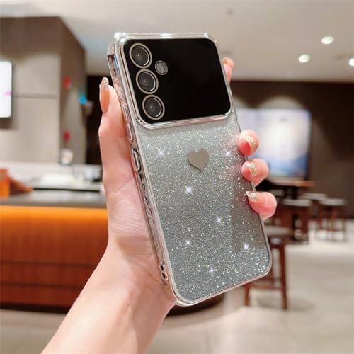 Coque Samsung A14 anti-choc souple pour éviter les rayures avec style pailleté