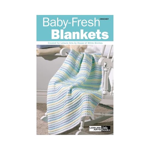 LEISURE ARTS Crochet Baby Blankets Pattern Book