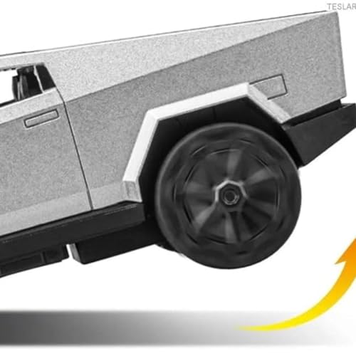 Image of CYBR Truck Diecast Metal Car Toy for Kids | 1:36 Scale Model | Pull Back Action with Light & Sound | Openable Doors | Collectible Model Truck for Kids & Adults | Best Birthday Gift for Boys